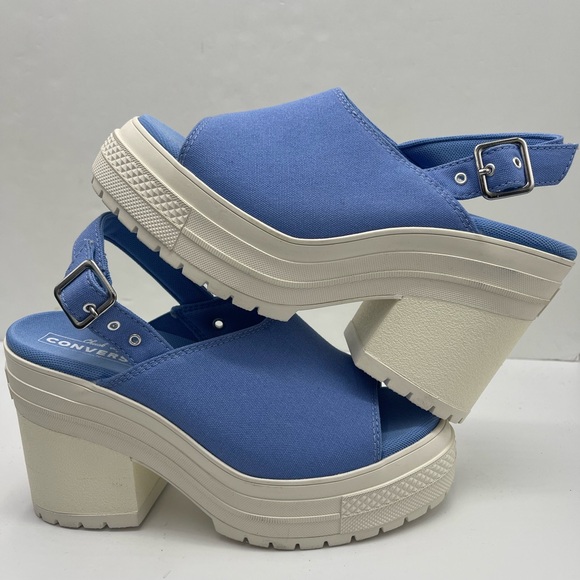 Converse WMNS A13810F
CHUCK 70 DE LUXE HEEL MULE OX OPEN SKY/EGRET Platform Heel - Picture 13 of 16